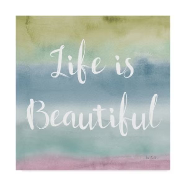 Lisa Audit 'Rainbow Seeds Xiv Life Cool' Canvas Art, 24x24, Trademark Fine Art, Mfr#: WAP05049-C2424GG